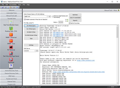 Whois Lookup for domain names, IP addresses (IPv4 and IPv6.
